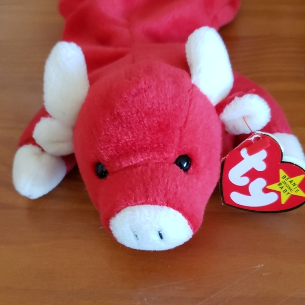 Snort the red bull ty beanie baby